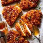 Baked Crunchy Hot Honey Chicken Recipe