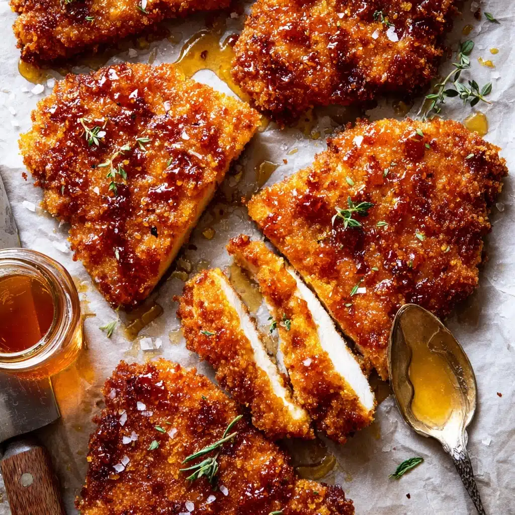 Baked Crunchy Hot Honey Chicken Recipe