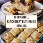 Blackberry Buttermilk Biscuits with Lemon Glaze Recipe