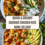 How to Make a Coconut Chicken Rice Bowl in 20 Minutes Recipe