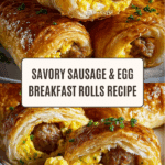 Sausage and Egg Breakfast Rolls Recipe