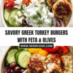 Greek Turkey Burgers Recipe