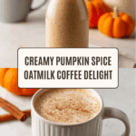 Smooth Oatmilk Pumpkin Spice Creamer Recipe