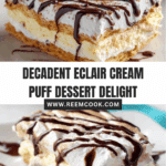 Eclair Cream Puff Dessert Recipe