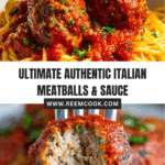 The BEST Authentic Italian Meatballs (with sauce recipe!) Recipe