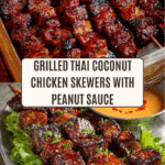 Grilled Thai Coconut Chicken Skewers Recipe