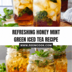 Simple Honey Mint Green Iced Tea Recipe