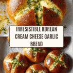 Korean Cream Cheese Garlic Bread Recipe