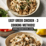 Easy Greek Chicken (Instant Pot, Slow Cooker, or Stovetop) Recipe