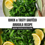 Sautéed arugula Recipe