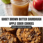 Brown Butter Sourdough Apple Cider Cookie Recipe