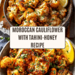 Moroccan Cauliflower with Tahini-Honey Recipe