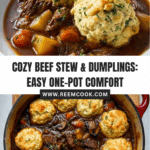Tasty Beef Stew and Dumplings Recipe