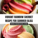 Homemade Rainbow Sherbet Recipe
