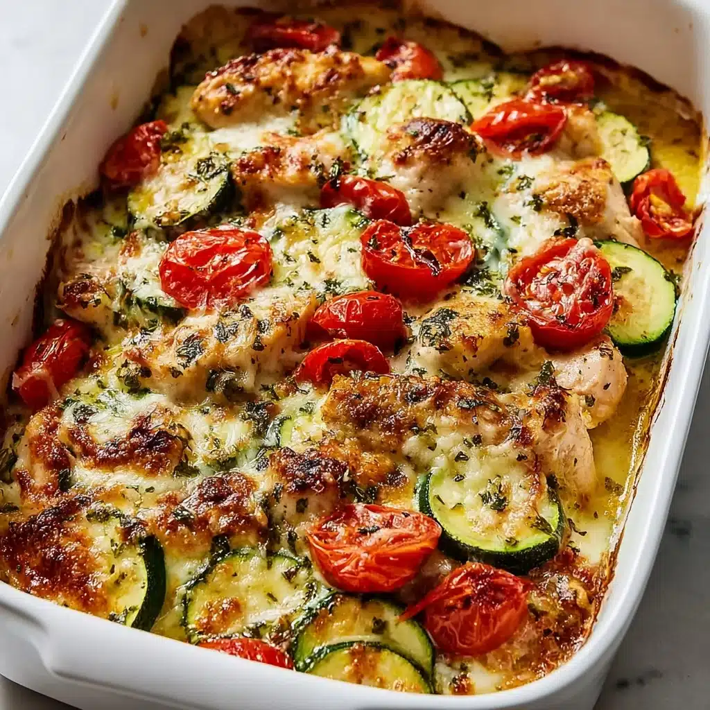 Best Mediterranean Chicken Zucchini Bake Recipe - Recipe Image