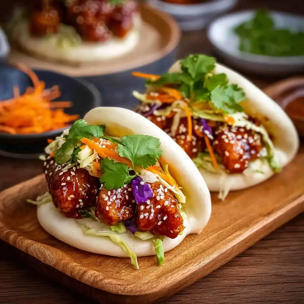Korean Fried Chicken Bao Buns Recipe - Recipe Image