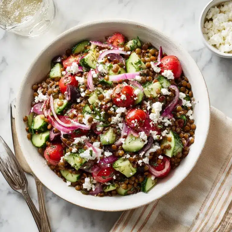 Mediterranean Lentil Salad Recipe