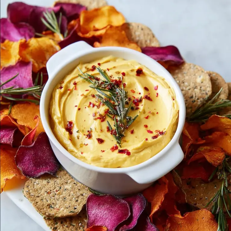 Easy & Healthy Whipped Butternut Squash Goat Cheese Dip Recipe