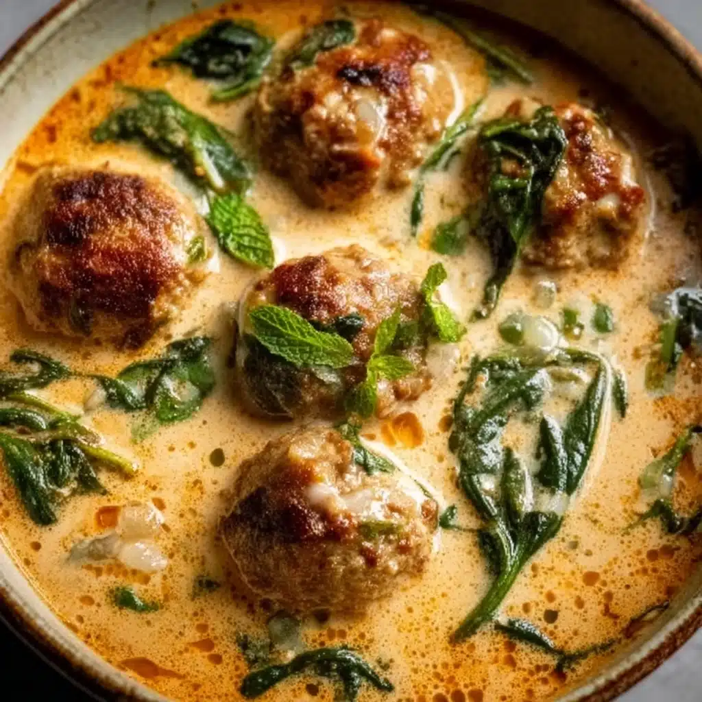 Creamy Italian Meatball Soup Recipe - Recipe Image
