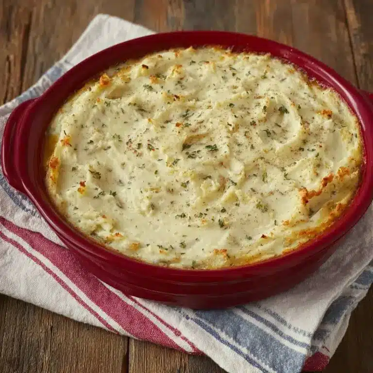 Garlic Mashed Potatoes Casserole Recipe