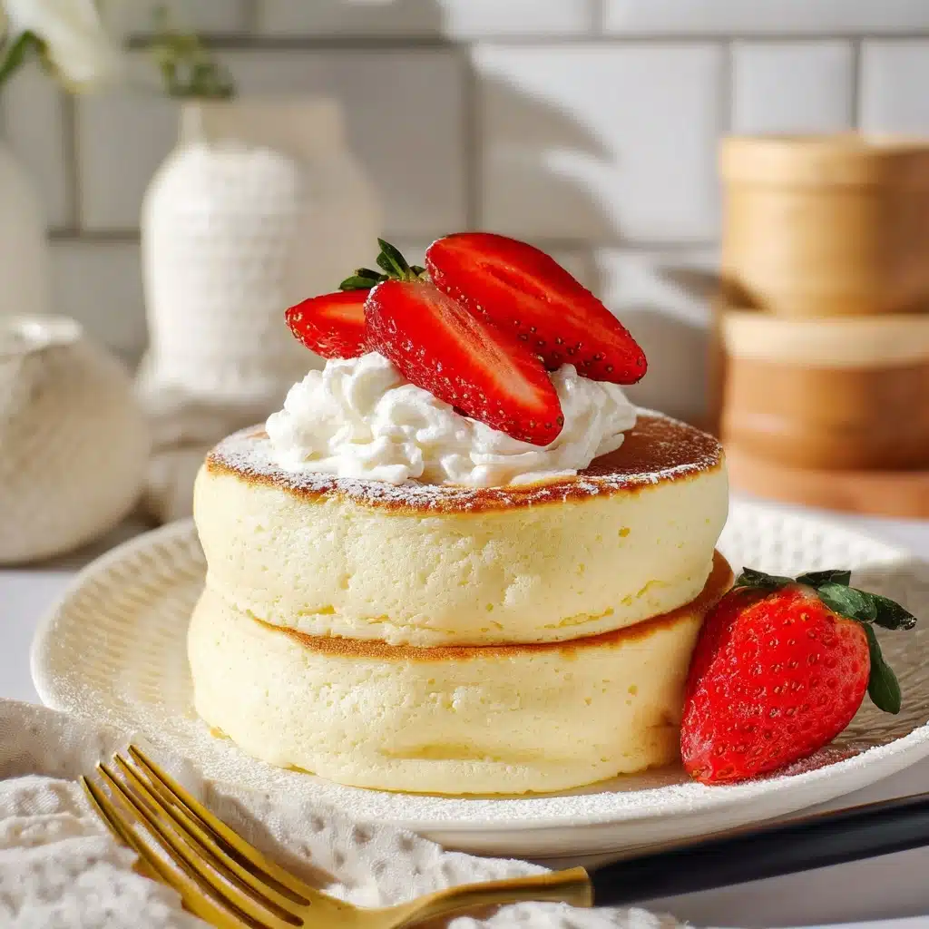 Fluffy Japanese Soufflé Pancakes Recipe