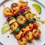 Grilled Shrimp, Scallop and Vegetable Skewers Recipe