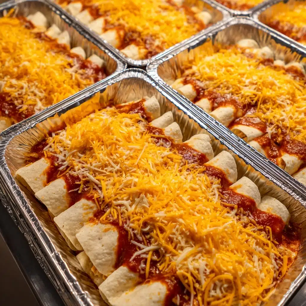 Freezer Chicken Enchiladas Recipe - Recipe Image