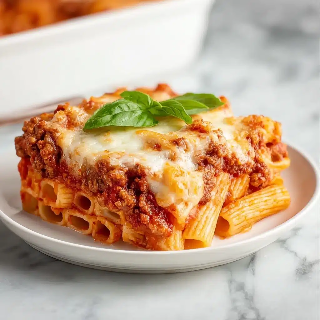 Flavorful Baked Ziti Freezer Meal Recipe