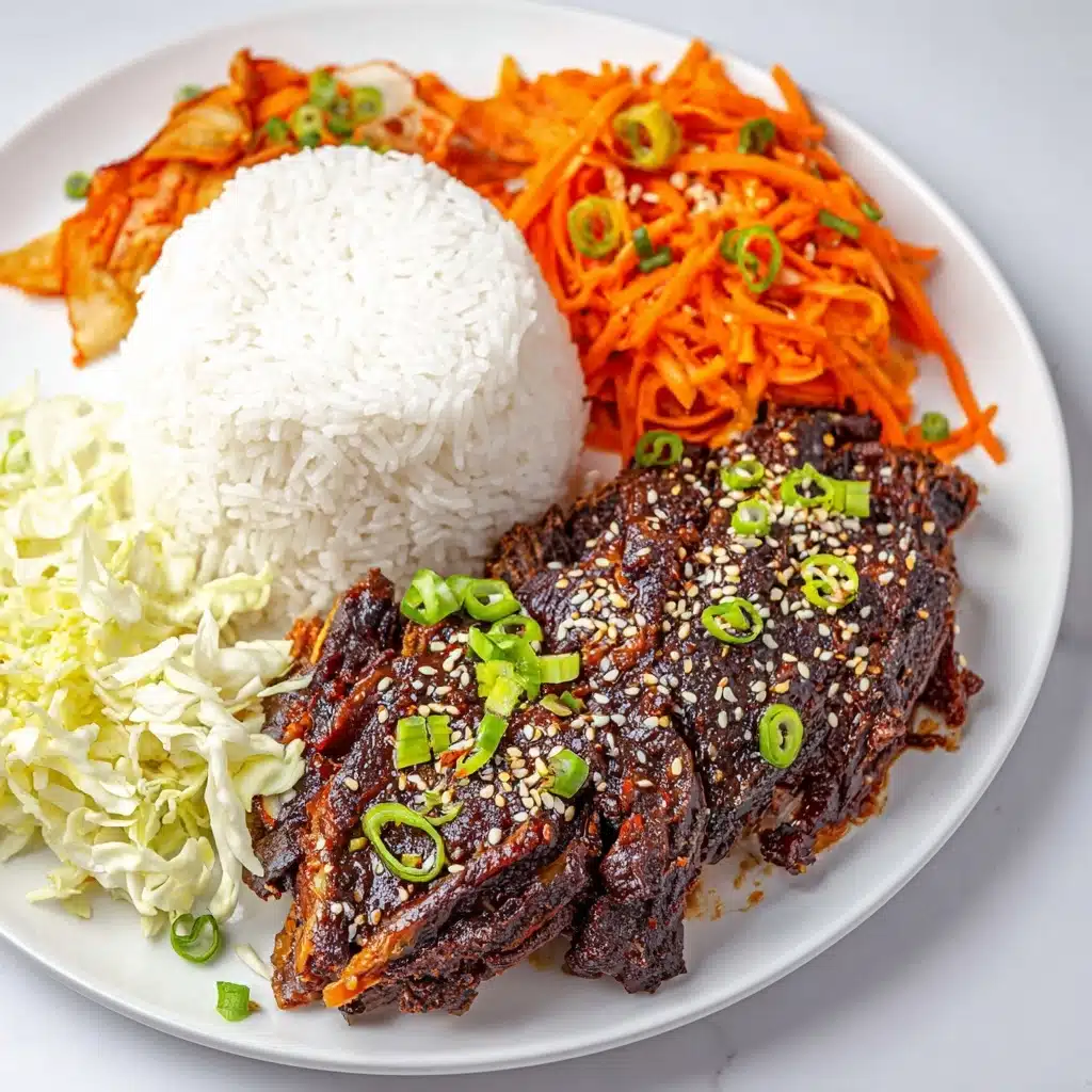 Baked Korean BBQ Spare Ribs Recipe - Recipe Image