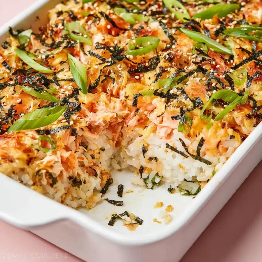 Salmon Sushi Bake Recipe - Recipe Image