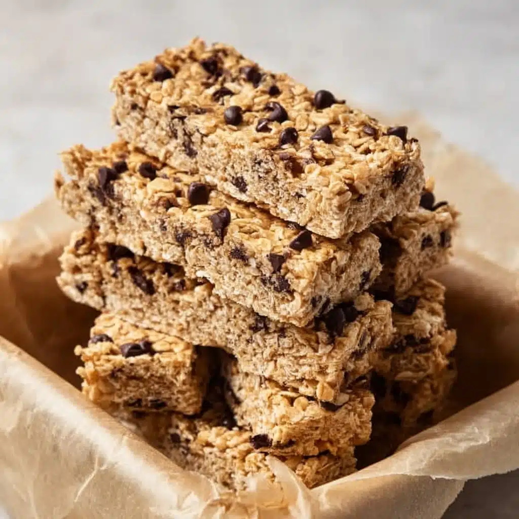 u can make ahead!)-Homemade Granola Bars Recipe - Recipe Image