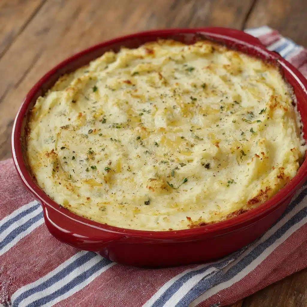 Garlic Mashed Potatoes Casserole Recipe - Recipe Image