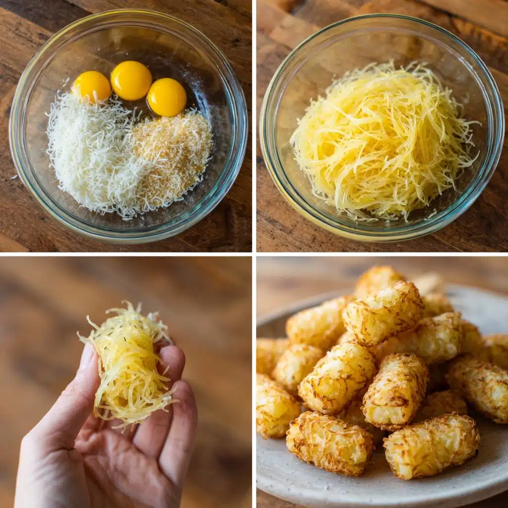 Spaghetti Squash Tater Tots Recipe - Recipe Image