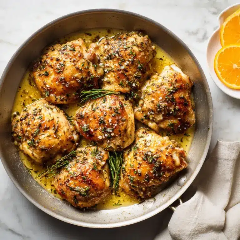 Baked Florida Orange Juice Rosemary Chicken Recipe