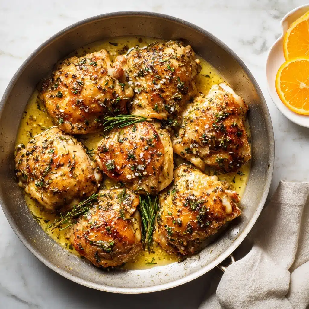 Baked Florida Orange Juice Rosemary Chicken Recipe