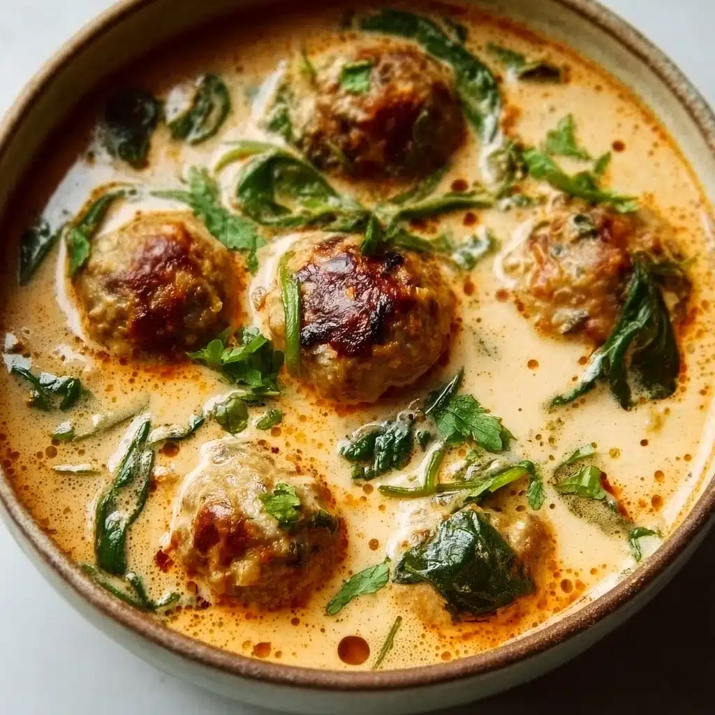 Creamy Italian Meatball Soup Recipe
