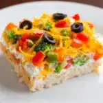 Crescent Roll Veggie Pizza Recipe
