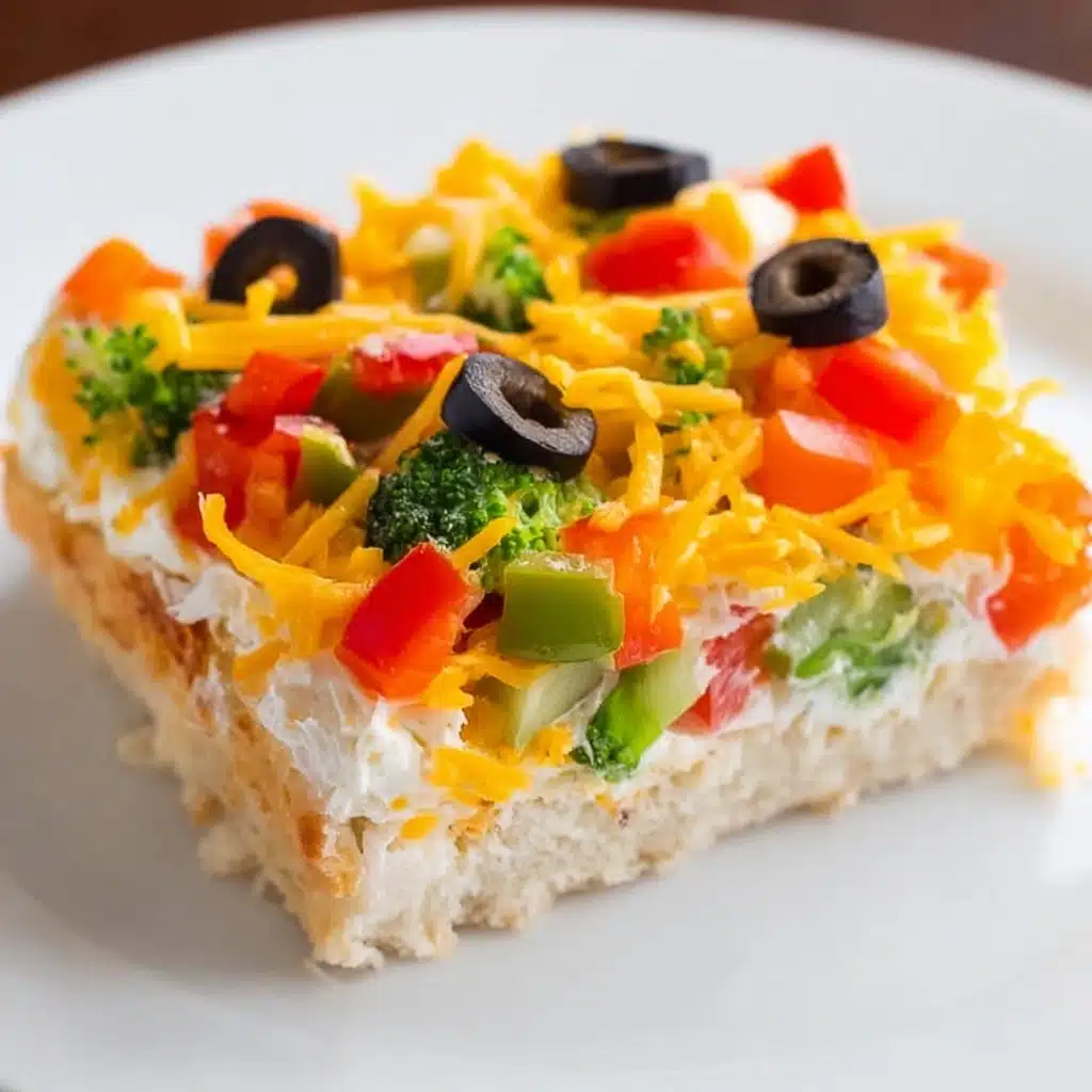 Crescent Roll Veggie Pizza Recipe