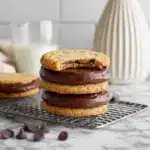 Chocolate Dipped Chipless Cookies Recipe