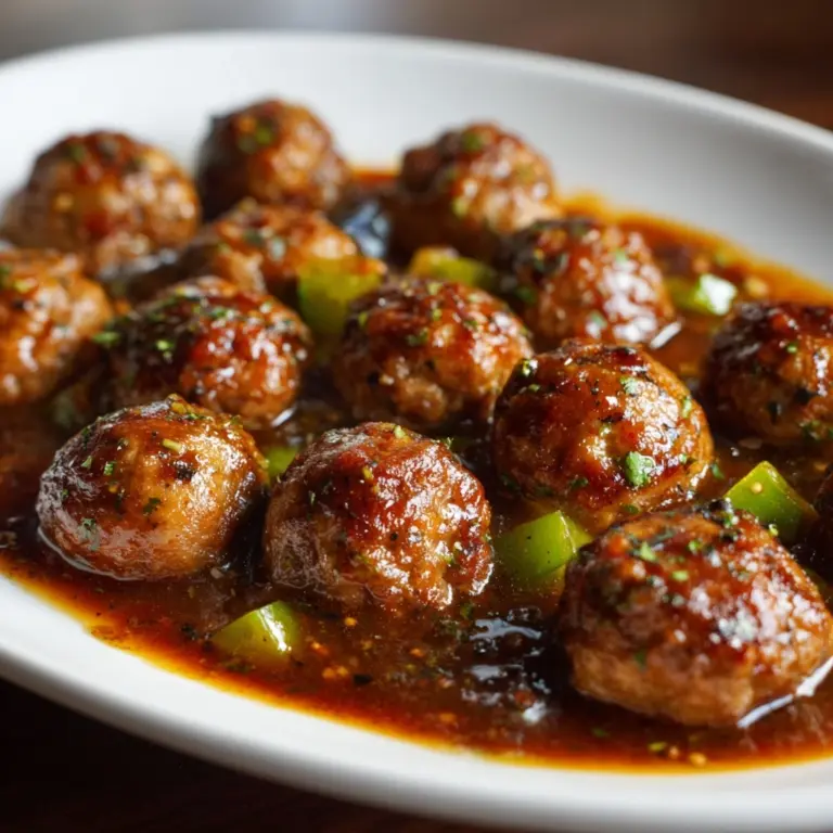 Cajun Meatballs in Brown Gravy Recipe