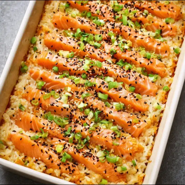 Salmon Sushi Bake Recipe