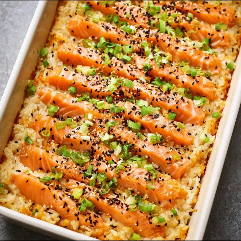 Salmon Sushi Bake Recipe