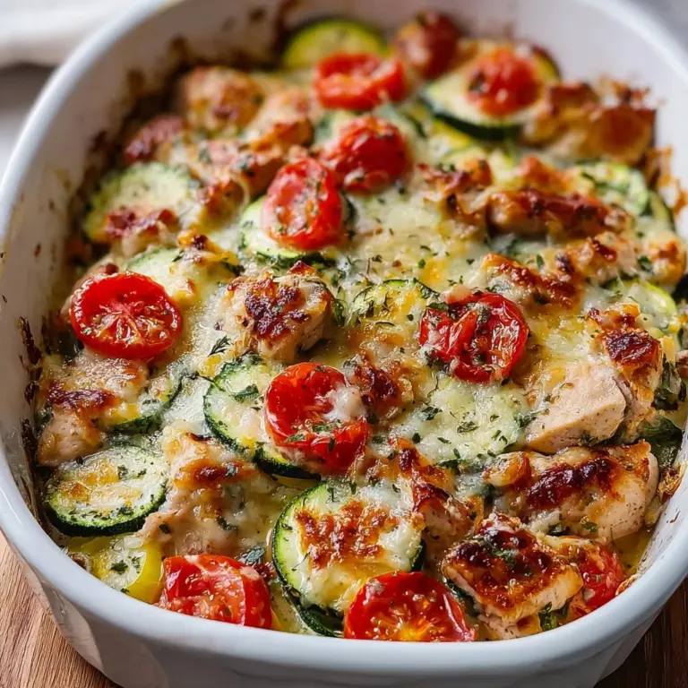 Best Mediterranean Chicken Zucchini Bake Recipe