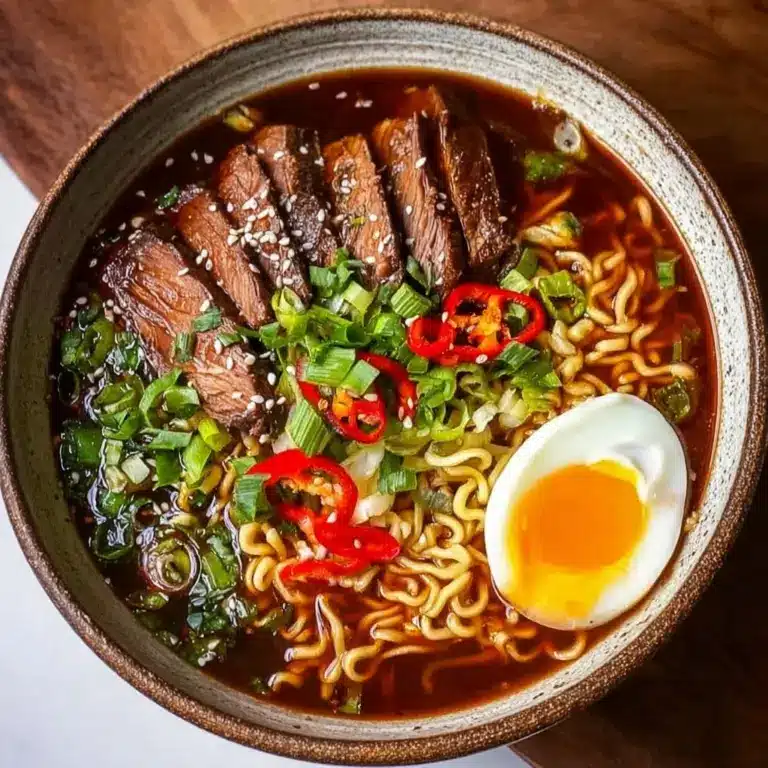 Beef Ramen Noodle Soup: A Flavorful 30-Minute Recipe! Recipe