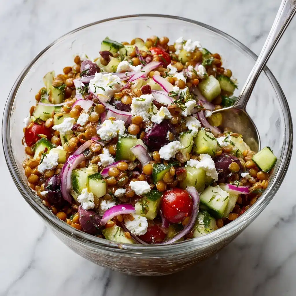 Mediterranean Lentil Salad Recipe - Recipe Image