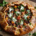 Golden Butternut Squash and Goat Cheese Galettes Recipe
