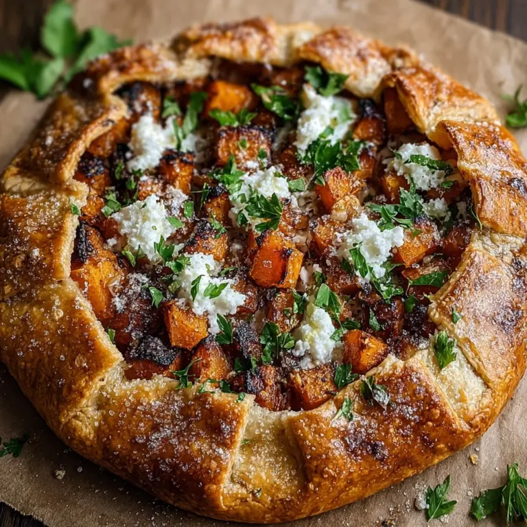 Golden Butternut Squash and Goat Cheese Galettes Recipe