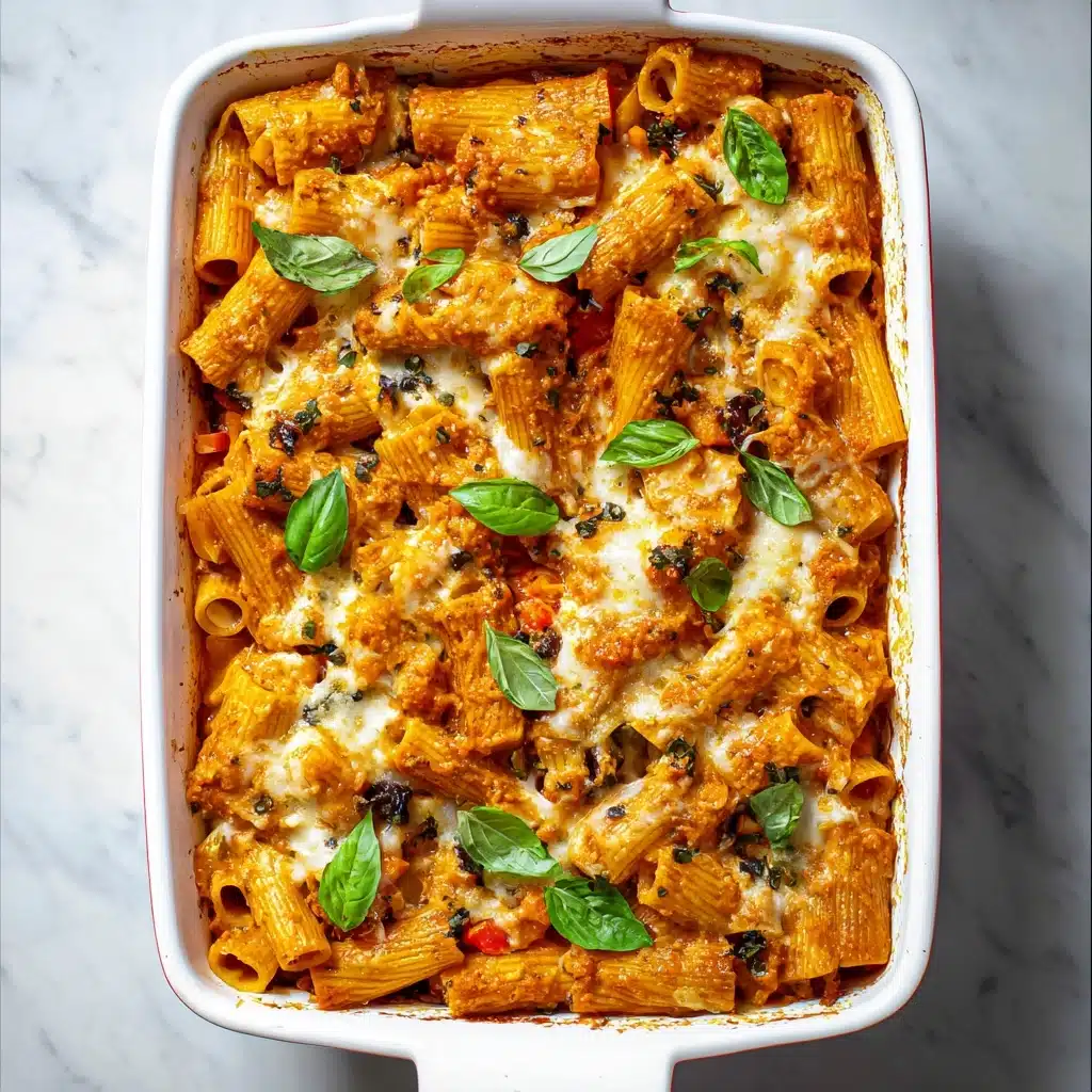 Easy Freezer Chicken Pasta Bake Recipe - Recipe Image