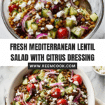 Mediterranean Lentil Salad Recipe