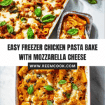 Easy Freezer Chicken Pasta Bake Recipe